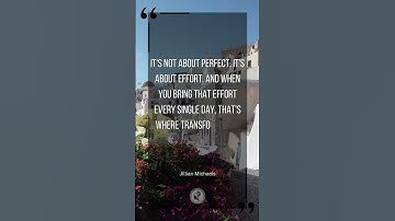 Embrace Progress, Not Perfection: The Power of Consistent Effort