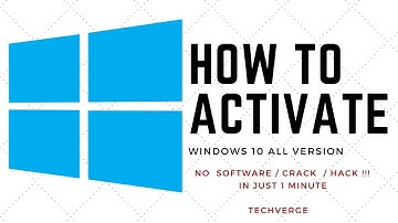 Windows 10 all versions activation for free without software and crack. Simple and permanent [2018]