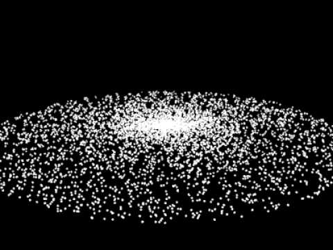 experimental particle animation