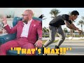 Conor mcgregor sees max holloway riding a skateboard during interview 
