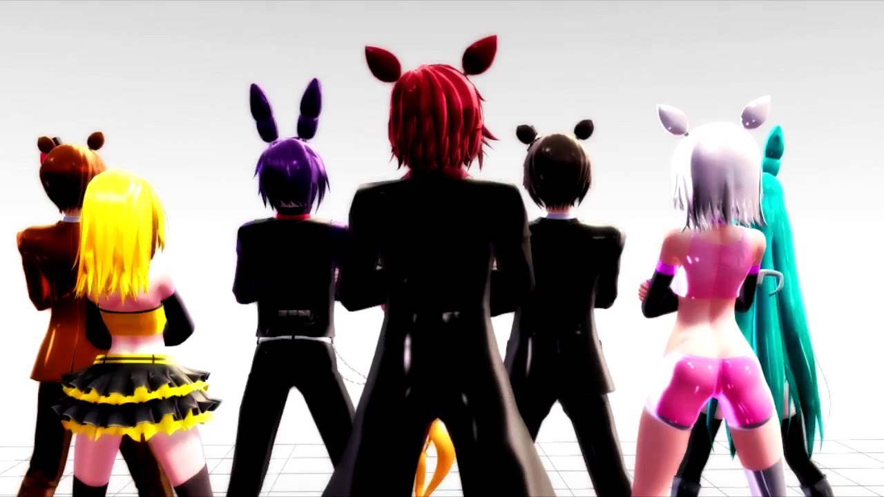 【MMD】GENTLEMAN {FNAF} {Motion dl}