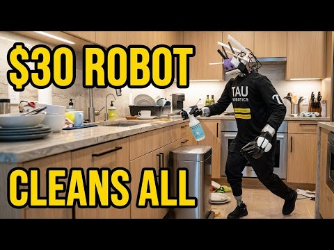 Tau Robotics humanoid home cleaning service San Francisco