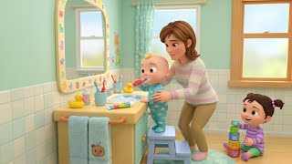 Brush Your Teeth Song for Kids 🪥 | Healthy Teeth Nursery Rhyme | 3D Cartoon Animation