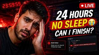 🔴 LIVE: 24 Hour Coding Challenge… No Sleep, Just Code | PART - 3 #coding #livecoding