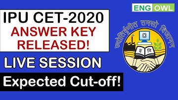Answer Key Released | IPU CET 2020 | Expected Cut off