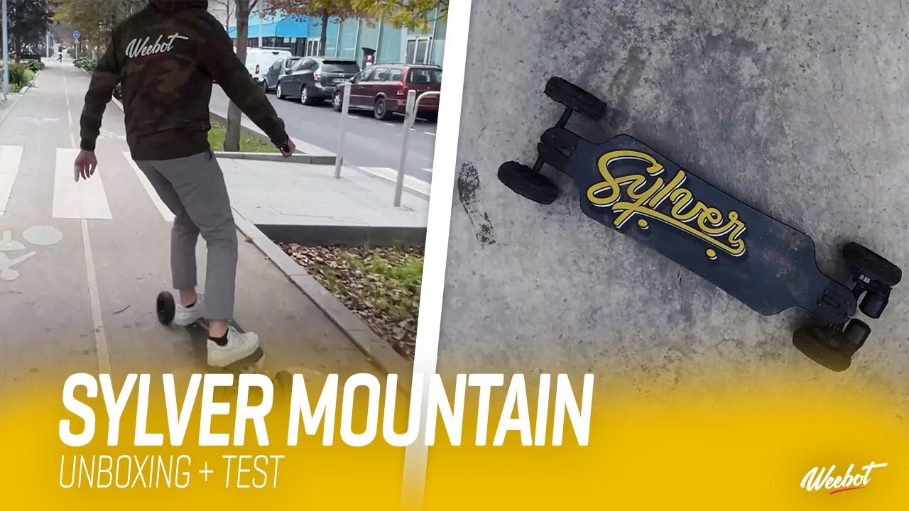 SYLVER MOUNTAIN : LONGBOARD ÉLECTRIQUE TOUT-TERRAIN OFF-ROAD! 