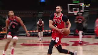 Bulls NBA All-Stars Zach LaVine and DeMar DeRozan Throw DOWN 😤