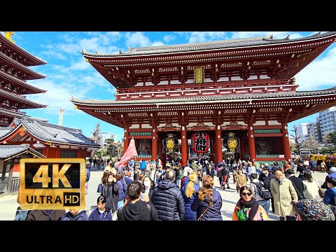 Sensō-ji, Tokyo, Japan 日本东京浅草寺，20250320 (AI Music) 4K UHD