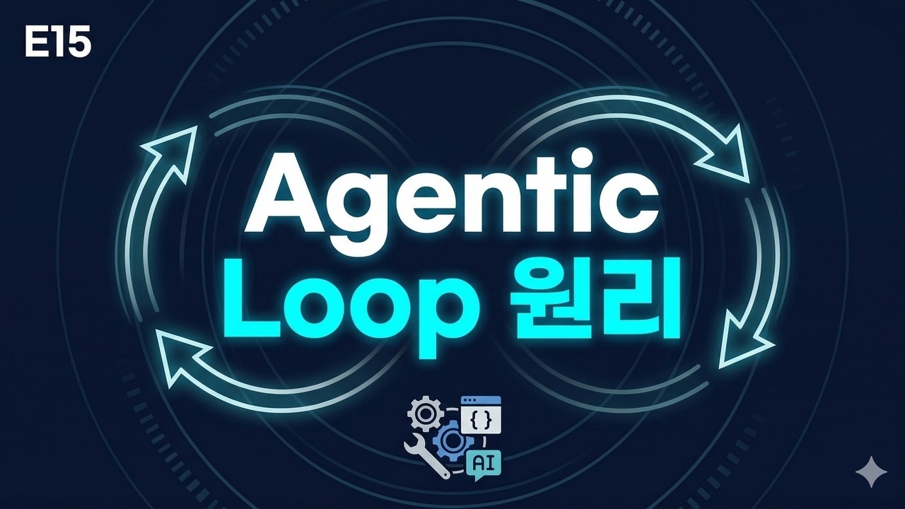 [Claude Code 입문 E15] Agentic Loop 작동 원리: 도구 실행 흐름과 컨텍스트 윈도우 관리 - YouTube