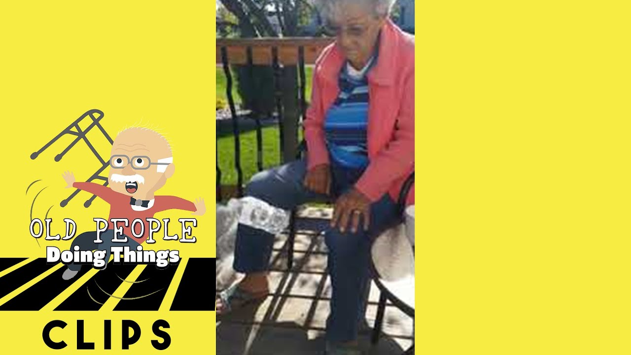 Grandma Aces a Water Bottle Trick and Dabs | Old People Doing Things Clips