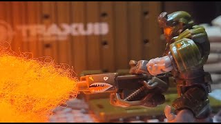 Flood Firefight((Halo Stop Motion Animation)Mega construx)