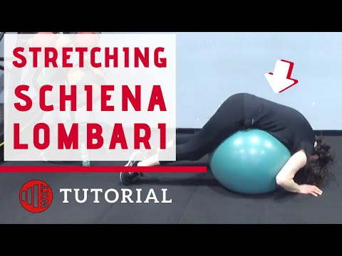 STRETCHING SCHIENA LOMBARE - con Fitball e Tappetino