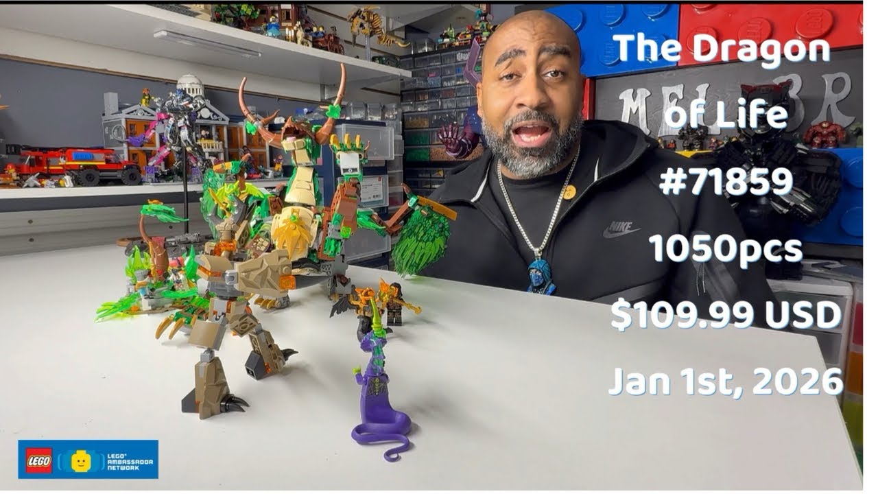 LEGO Ninjago Dragons Rising #71859 The Dragon of Life - YouTube