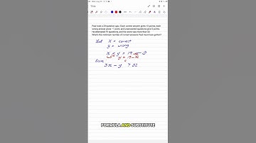 Word problems involving linear inequalities. #math #algebra #teacher #revision #tutorial