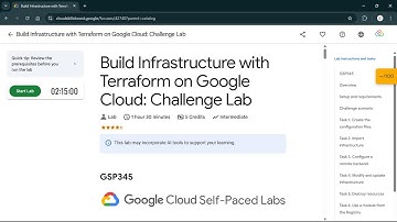 Build Infrastructure with Terraform on Google Cloud: Challenge Lab | #qwiklabs | #GSP345