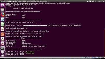 Demo of Bounded Black-Box Crash Testing (OSDI