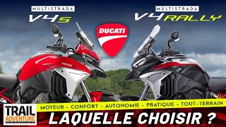 MATCH : Ducati Multistrada V4S vs V4 Rally, laquelle choisir ?