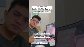Syarat dasar belajar machine learning ! #machinelearning  #artificialintelligence #python #math