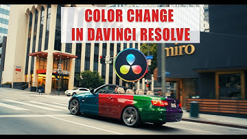 How to Change the Color of an Object in DaVinci Resolve