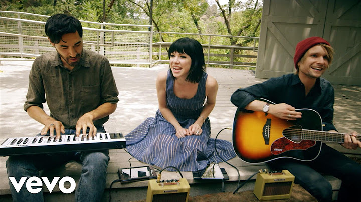 Run Away with Me Acoustic version - Acoustic performance video thumbnail