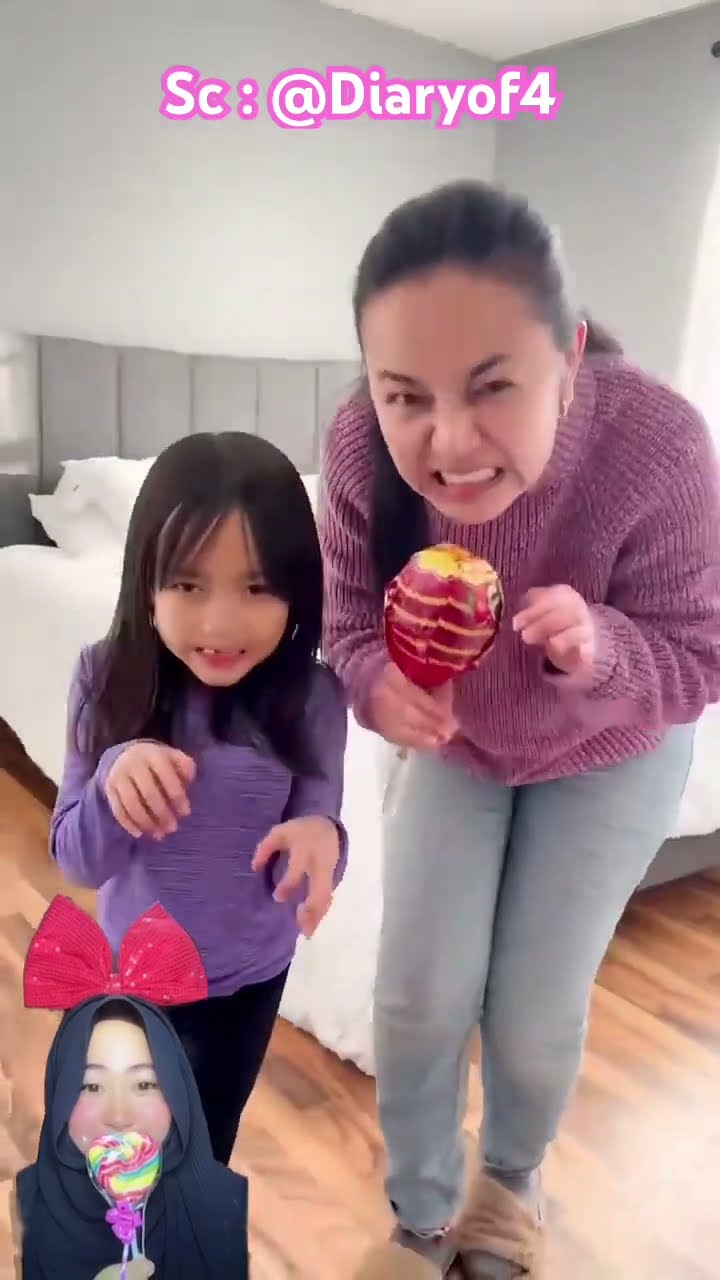 MAMA \u0026 KAKAK DIAM DIAM MENCURI PERMEN ADIK ⁉️ehh tapi KETAHUAN ?@Diaryof4 #shorts #funny #dubbing
