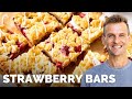 Strawberry Crumb Bars | Perfect summertime dessert!