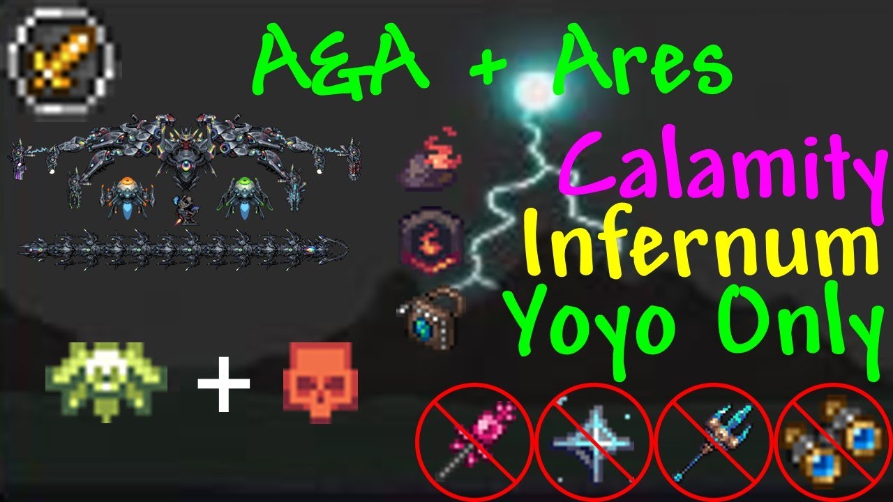 ЭКЗО-МЕХАНИЗМЫ В CALAMITY INFERNUM ЗА ЙО-ЙОШНИКА БЕЗ ЖЕЗЛА РАЗДОРА (АРТЕМИДА И АПОЛЛОН + АРЕС)