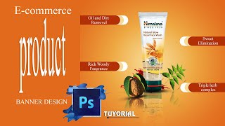 E-commerce product banner design || Social Media Post Design in Adobe Photoshop CC Tutorial