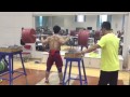 Chinese weightlifter Tian tao squat 270kg X 6