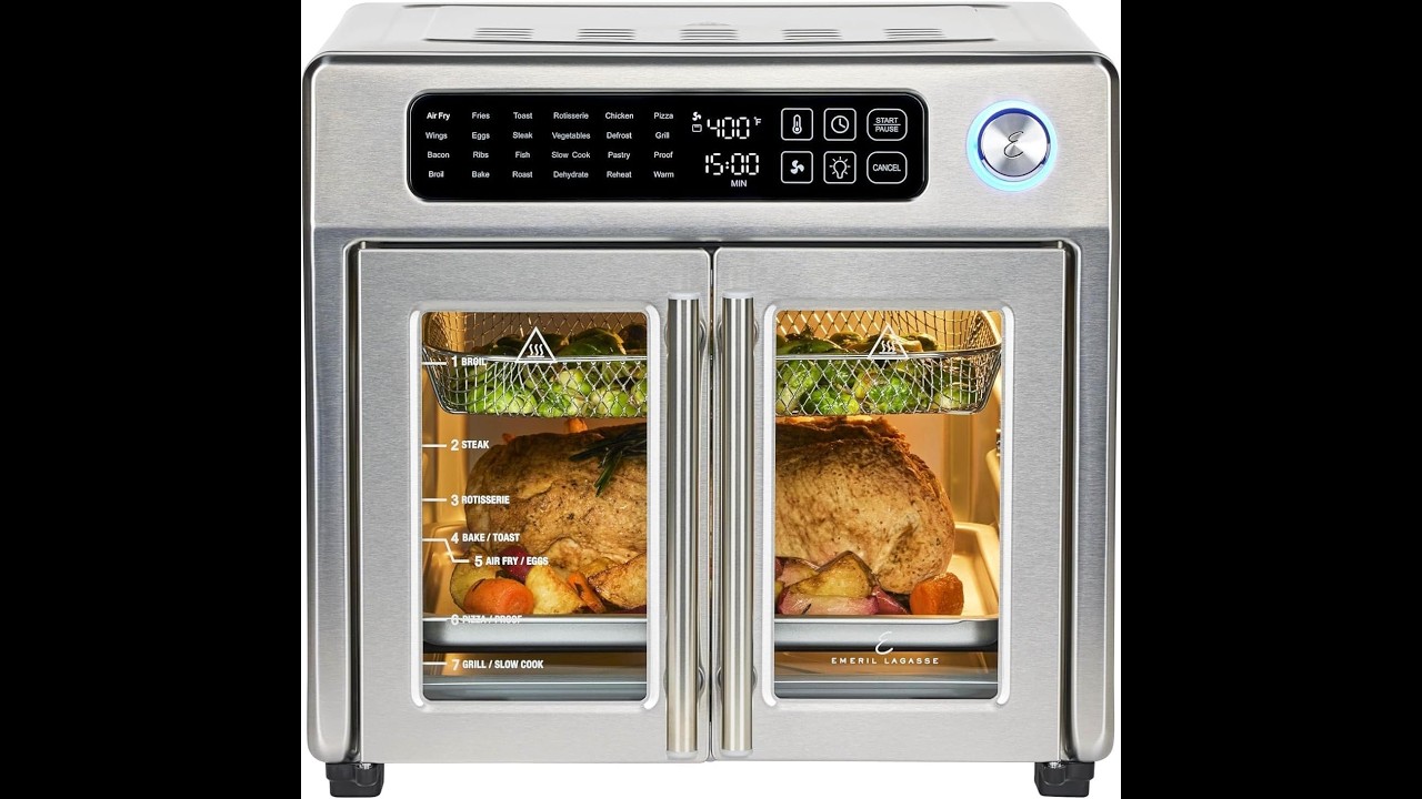 Обзор цифровой аэрогриль-печи Emeril 26QT - Плюсы и минусы - Аэрогриль Emeril Lagasse