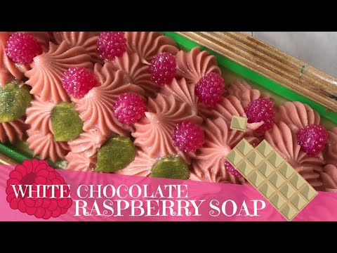 Making White Chocolate Raspberry Soap | 🍫 GYPSYFAE CREATIONS
