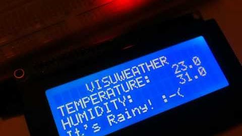 VISUWeather Station with automatic closing windows (Visuino Program)