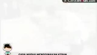 Cara wudhu sesuai Sunnah Rasulullah ﷺ