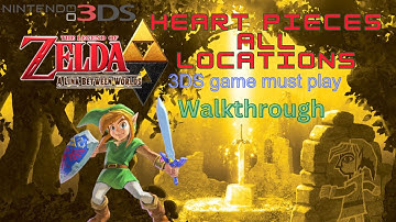 The Legend of Zelda: A Link Between Worlds – All Heart Pieces – Enhanced Graphics – 3DS