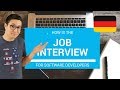 How is the Job Interview in Germany? (for software developers)