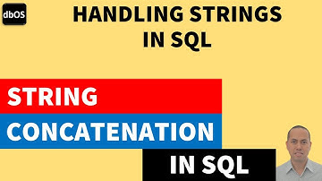 String concatenation in SQL | concatenate in SQL