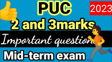 2puc physics important questions for mid-term exam 2023#fixed questios for exam, important