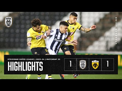 PAOK AEK Goals And Highlights