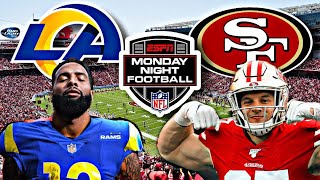 MNF with Peyton and Eli: Los Angeles Rams vs. San Francisco 49ers (10/3/22)  - Stream the %{league} Game - Watch ESPN