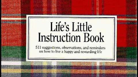 The COMPLETE Lifes Little Instruction Book - Read ...