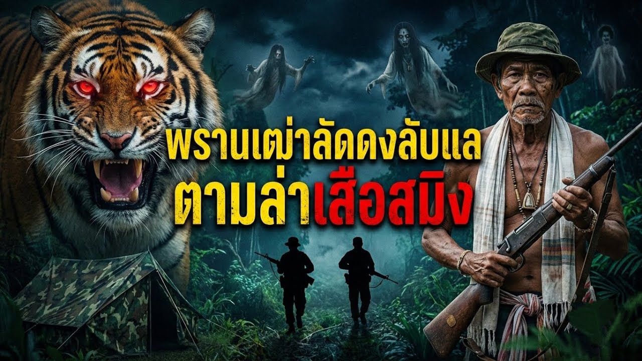 พรานเฒ่าลัดดงลับแลตามล่าเสือสมิงอาคม#ป่าอาถรรพ์ #เสือสมิง #เรื่องเล่า #เรื่องเล่า 