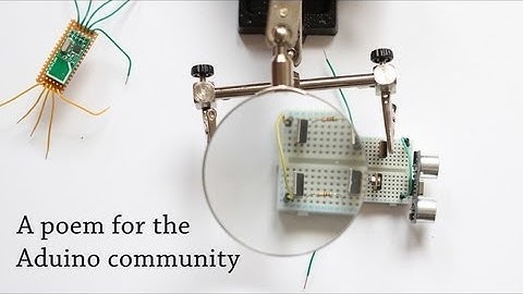 A Poem for the Arduino community