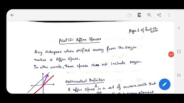 Part 12 Affine Space