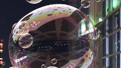 MODO 10: 3D Photorealistic Soap Bubble Marangoni Animation - Procedural Ellipsoid Model (no audio)