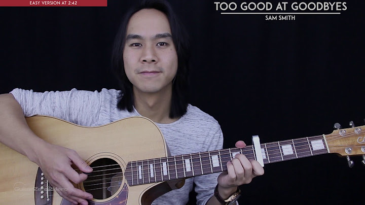 Too Good at Goodbyes Guitar version - Guitar performance video thumbnail