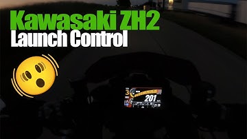 Kawasaki ZH2 Launch Control Test – 0-200 in Seconds!