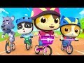 Bayi Kucing Timi & Mimi Balapan Sepeda | Lagu Anak-anak | BabyBus Bahasa Indonesia