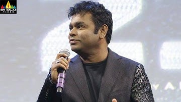 AR Rahman Speech at Robot 2.0 First Look Launch | Rajinikanth, Akshay Kumar | Sri Balaji Video