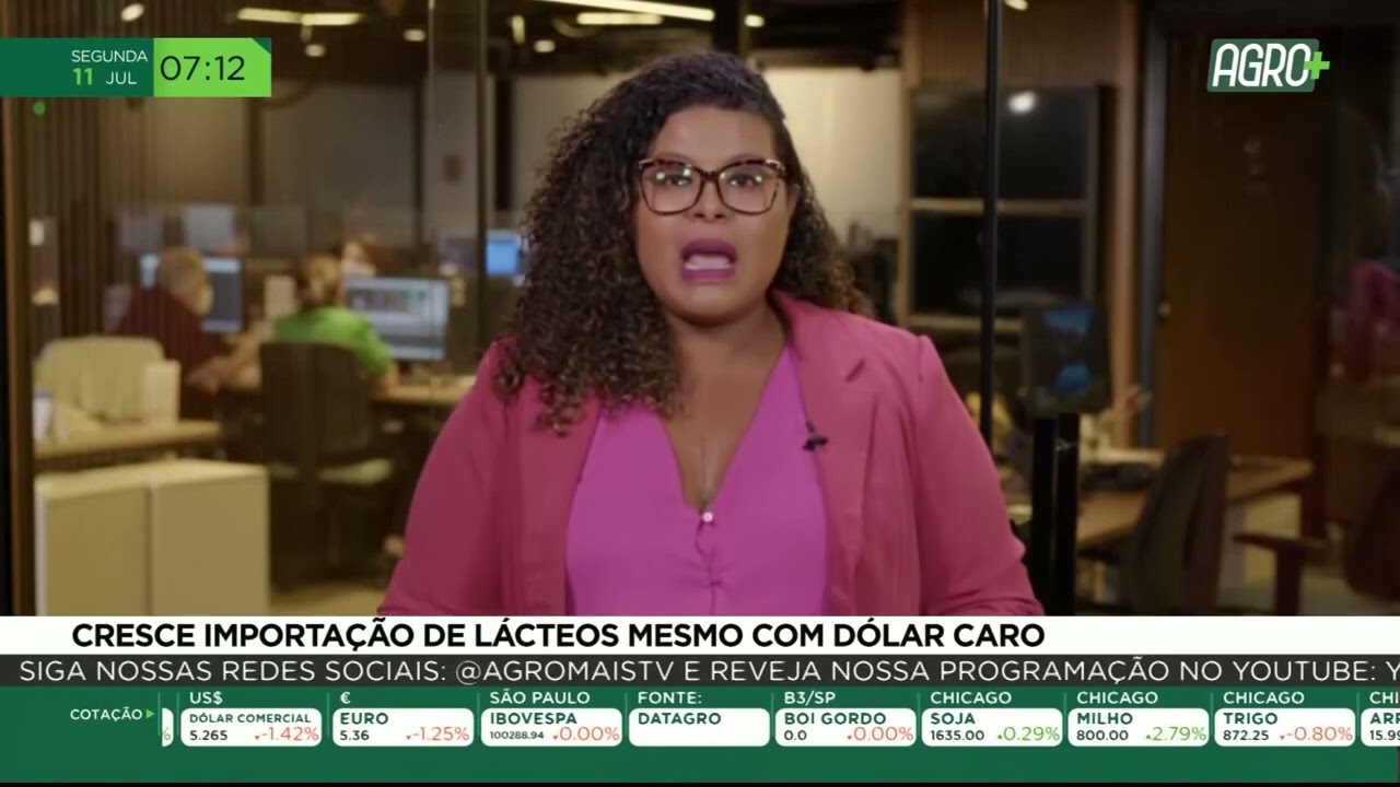 CRESCE IMPORTAÇÃO DE LÁCTEOS MESMO COM DÓLAR CARO