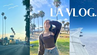 Paradise in LA Vlog!! flights & food// happy days with friends + fam 💖